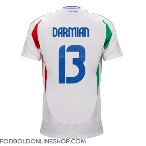 Italien Matteo Darmian #13 Udebanetrøje EM 2024 Kortærmet